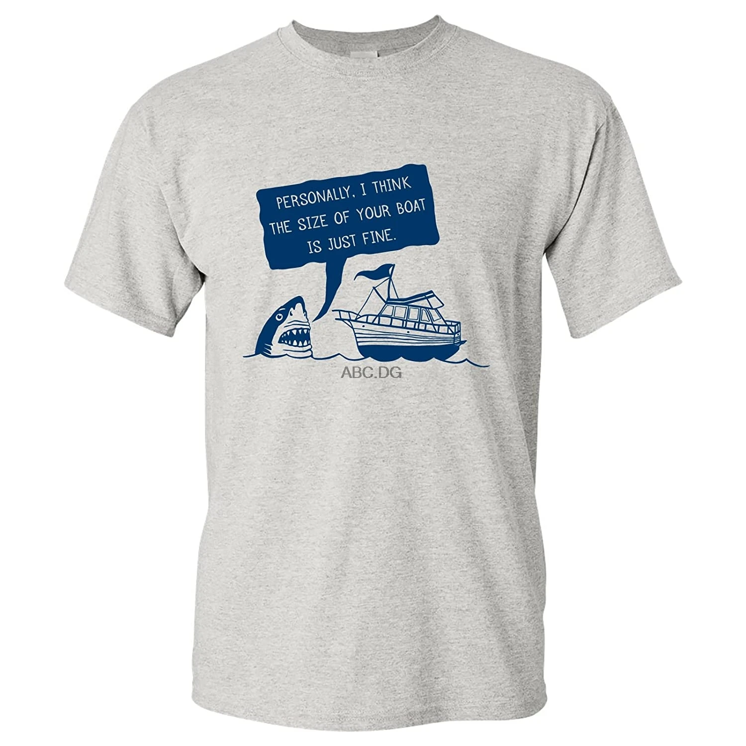 Вежливая Пляжная футболка с изображением острова акулы |