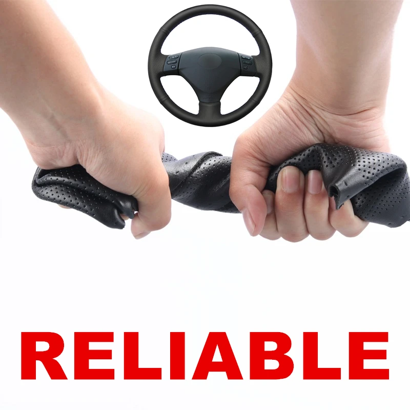 Чехол на руль из искусственной кожи для Lexus RX330 RX400h RX400 2004 2007 Toyota Corolla Verso Camry|Чехлы
