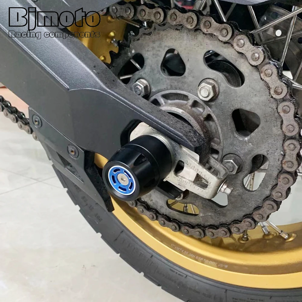 

Motorcycle Rear Axle Fork Wheel Protector Crash Slider Pad For Ducati Scrambler Desert Sled 800 400 1100 Sport/ Special