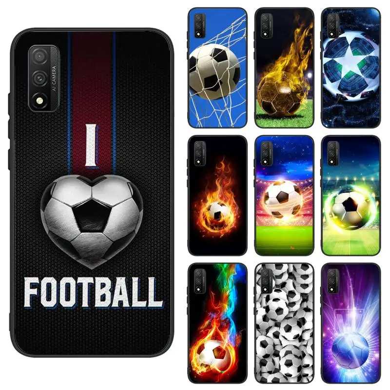 

Football Soccer Ball Phone Case for Samsung A6 A6S A530 A720 A750 A8 A9 A10 A20 A30 A40 A50 A70 A10S A20S A51 A52 Plus 5G cover