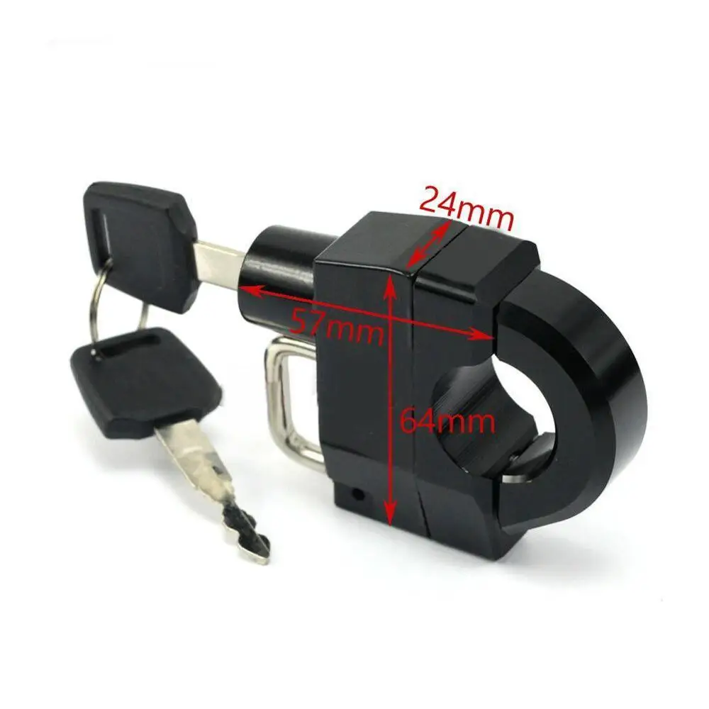 

Universal Motorcycle 25mm Handlebars Helmet Lock Key 1997-2017 883 2015 1200 Accessories 2016 Padlock For XL N3H8
