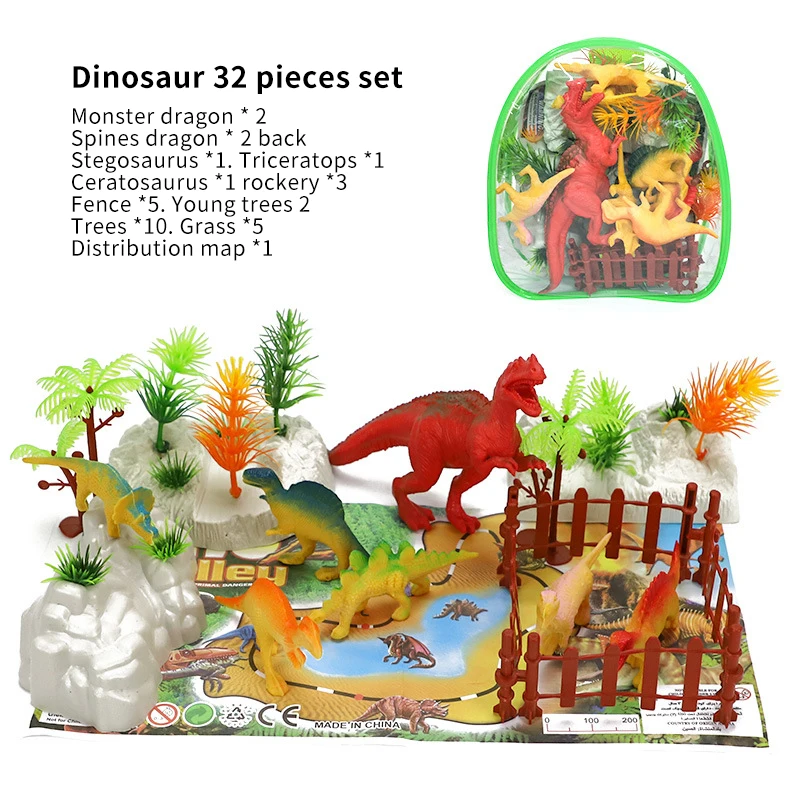 Фото 32/34 шт. детей DIY Имитация парк динозавров модель динозавра из мультфильма