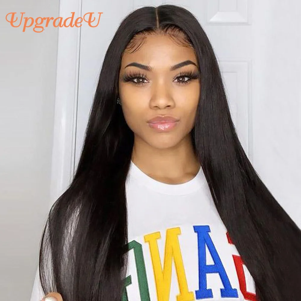 Bone Straight 4x4 Lace Closure Human Hair Wigs Indian Hair Full Lace Wigs With Bbay Hair Remy HD 13x4 13x6 Lace Frontal Wigs enlarge