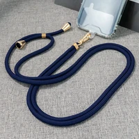 universal phone lanyard transparent patch removable neck mobile cover accessorices decron cord for all phones and case