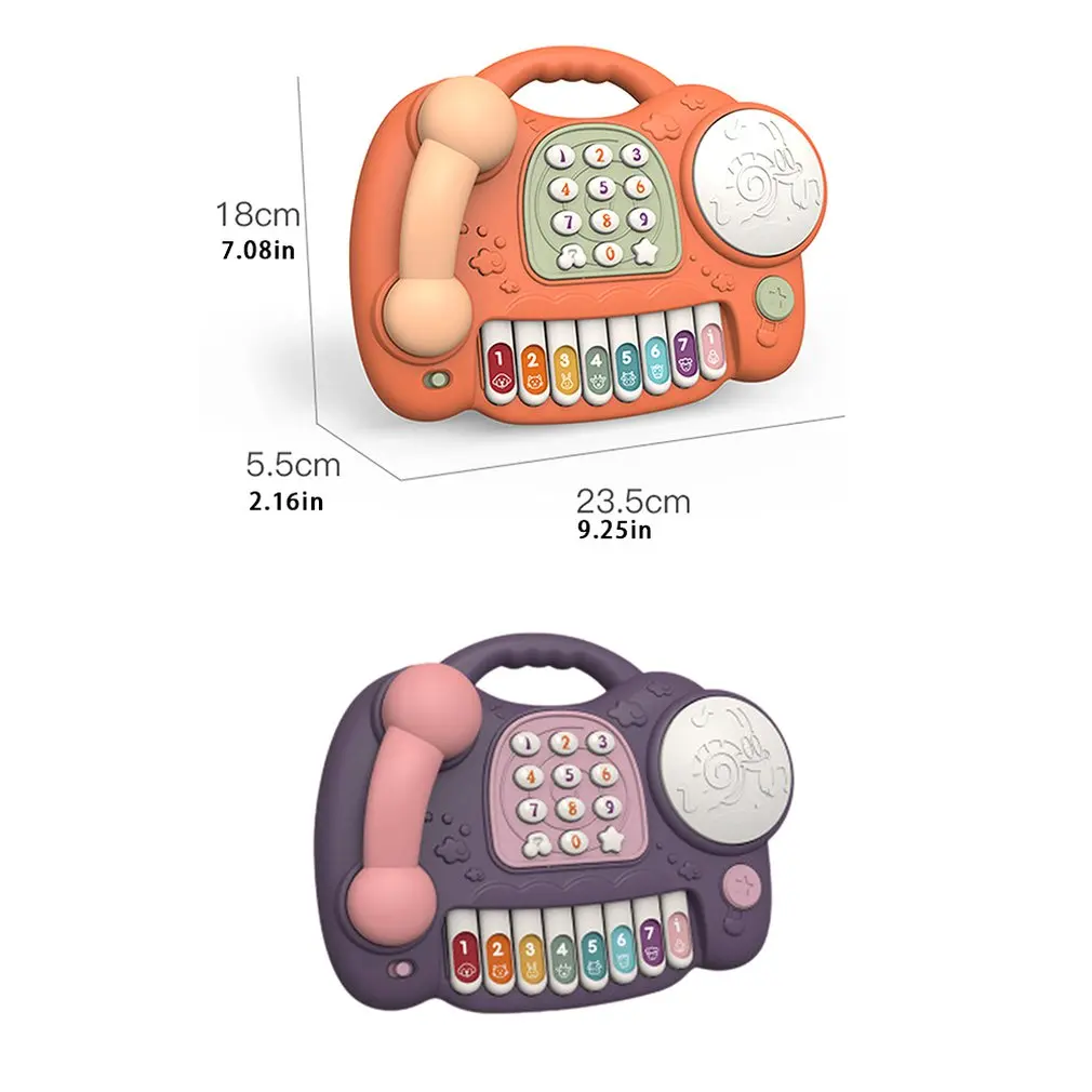 

Electronic Toy Phone Kid Mobile Phone Cellphone Telephone Educational Learning Toys Music Baby Infant Gift