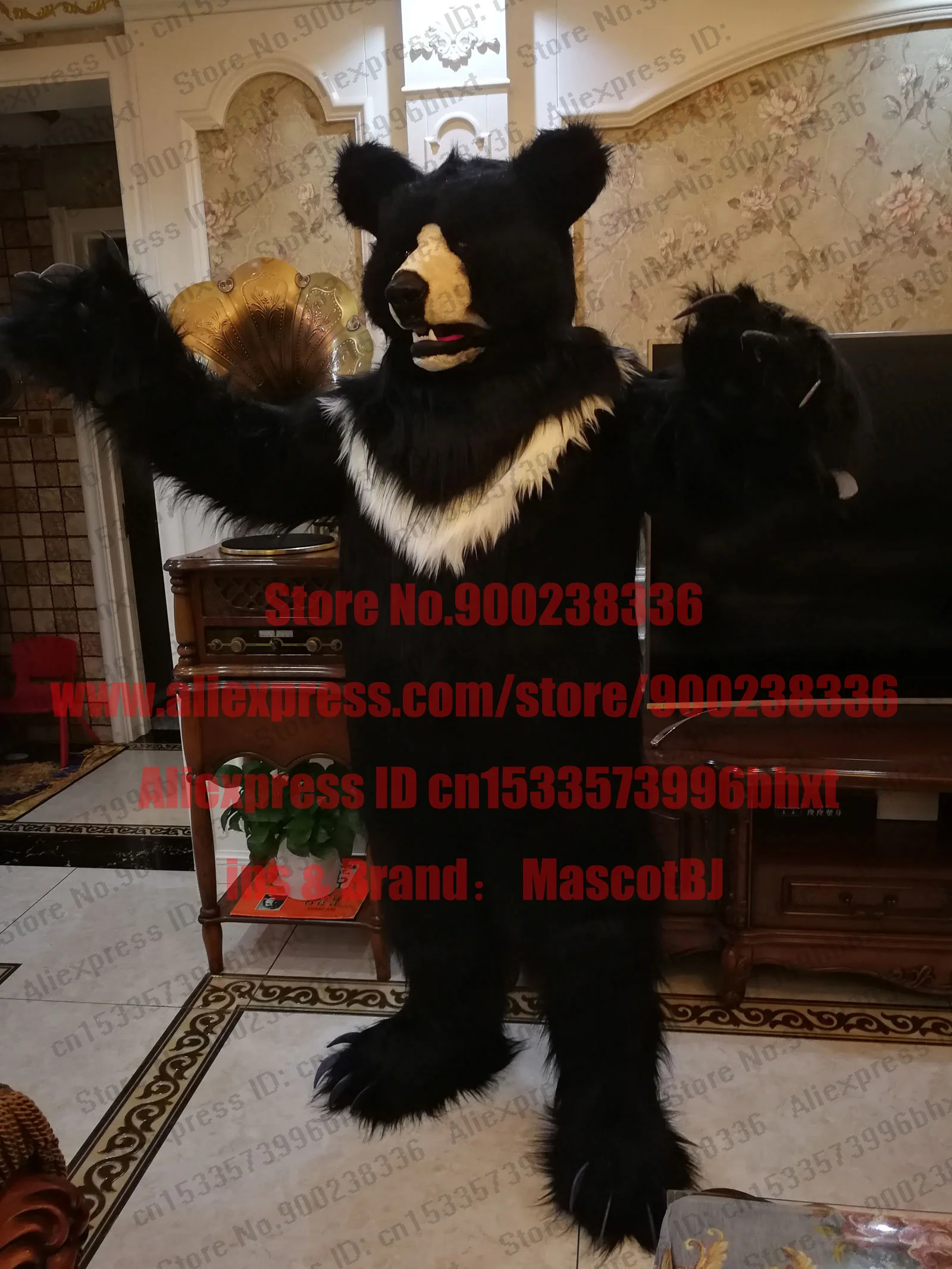 Съемные губки 3-D Eyes Fursuit Black Huksy Dog костюмы для ног гризли Полярный коричневый
