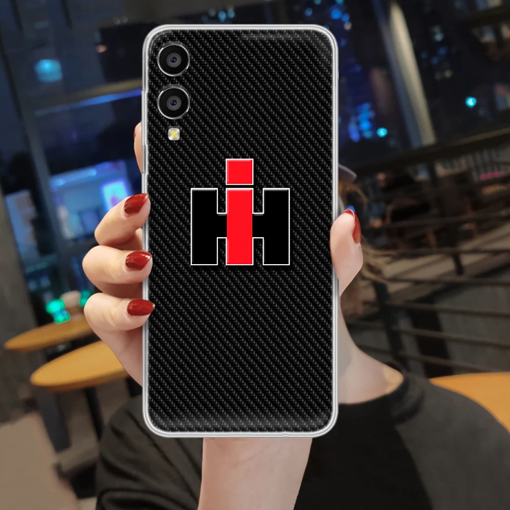 

CASE IH Tractor car Phone Case hull For HUAWEI honor nova v 5 7 8 9 10 20 30 C A X Lite Pro transparent cover luxury bumper