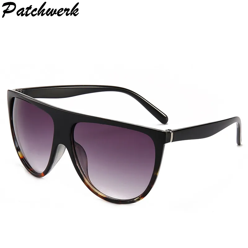 Новые черные прозрачные негабаритные Квадратные Солнцезащитные очки для женщин