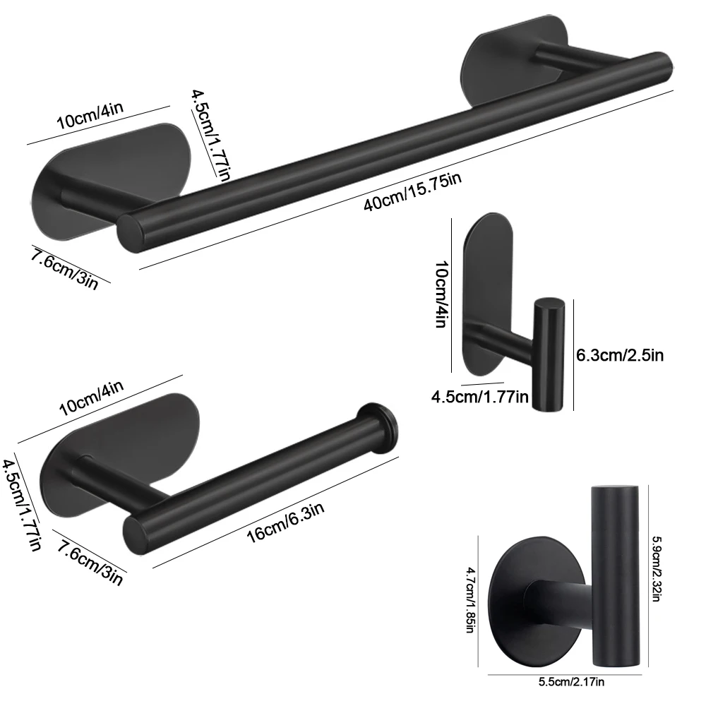 1 шт. самоклеящийся держатель для полотенец |