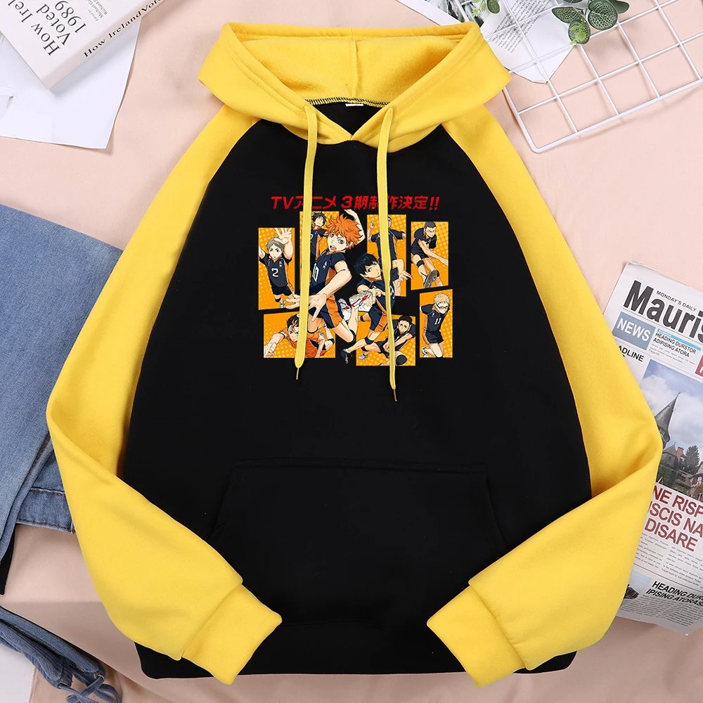 

Худи Haikyuu Karasuno женское, с принтом, в стиле хип-хоп, с капюшоном, в готическом стиле, флисовое, 2020