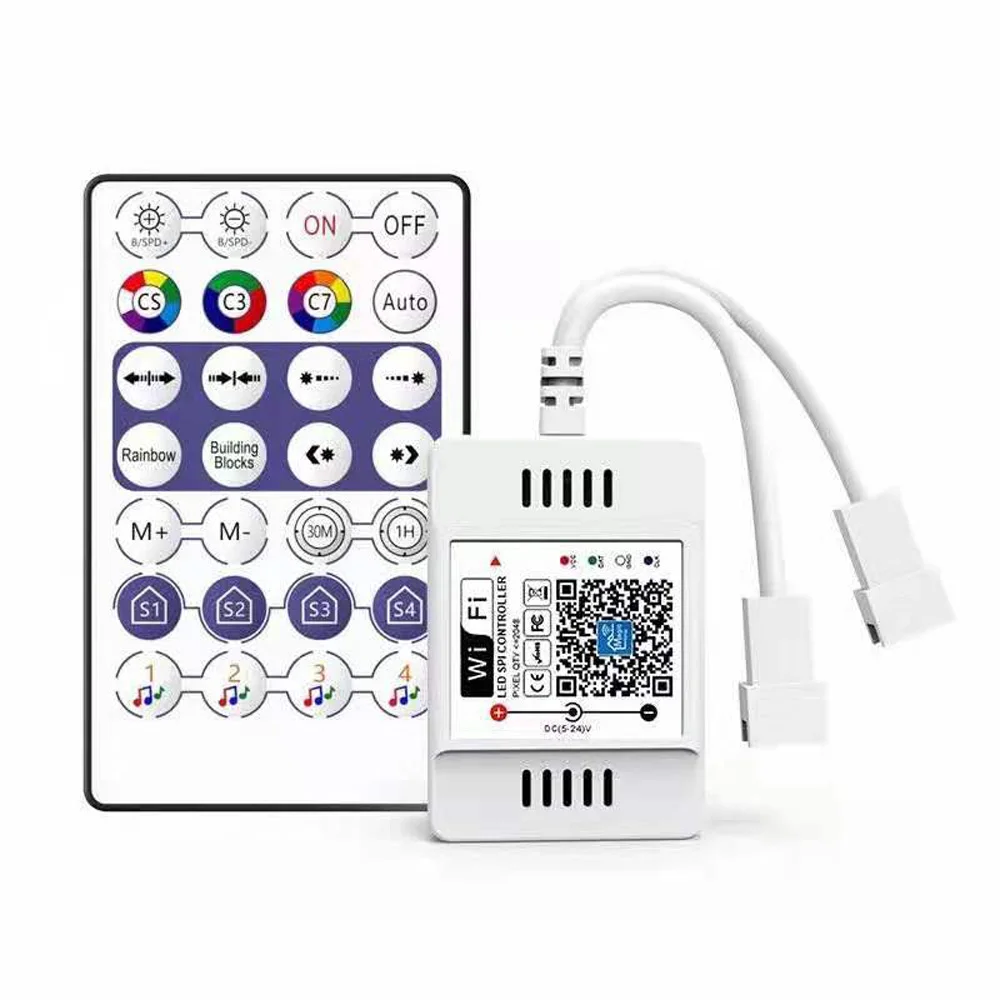 Светодиодный пиксельный контроллер Magic Home SPI WiFi alexa google home IOS Android WS2812B WS2812 ws2811 SK6812