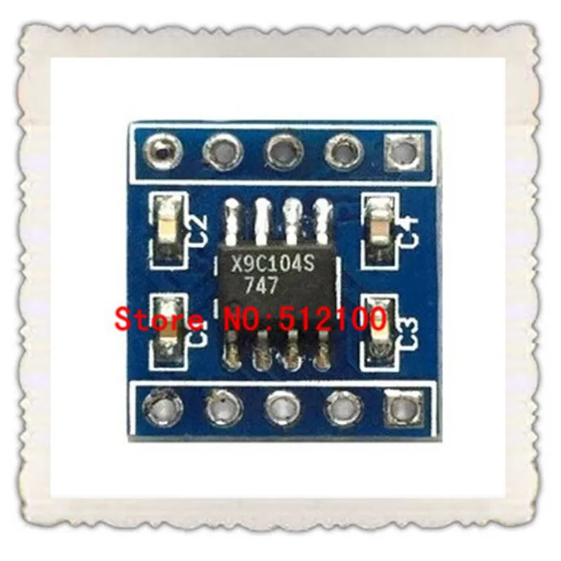 Бесплатная доставка 10 шт. x9c104 цифровой модуль потенциометра|digital potentiometer| |