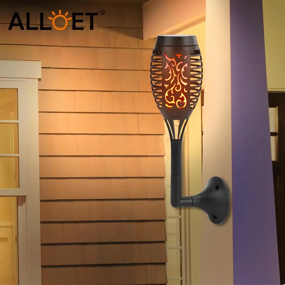 

12LED Solar Flame Torch Light Flickering Garden Lawn Decoration Lamp Waterproof Outdoor Landscape Lamp 3 Installation Methods