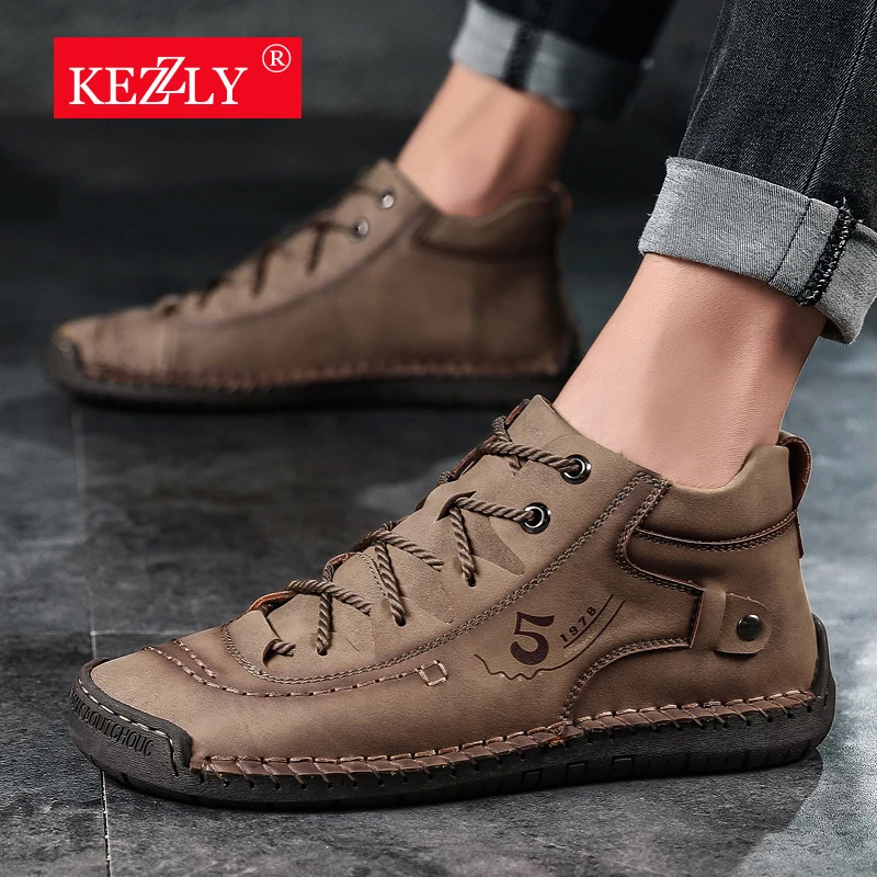 

Men's boots big yards shoes Microfiber men's shoes