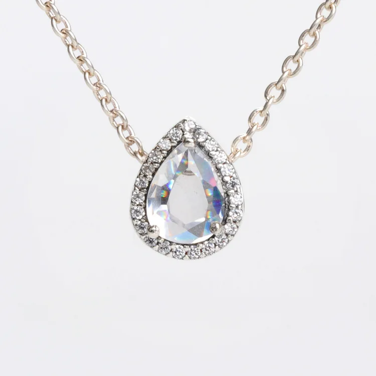 

Amaia Genuine 925 sterling silver Shiny teardrop charms fit original bracelet DIY Jewelry