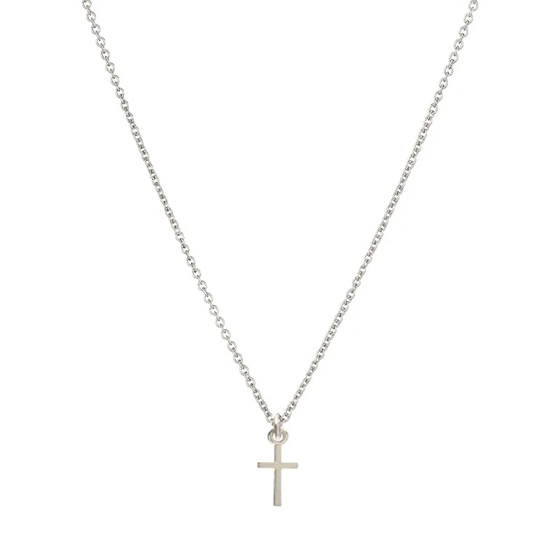 

New Year Necklace Jewelry Explosive Cross Necklace Alloy Short Necklace Personality Necklace Female Simple Necklace