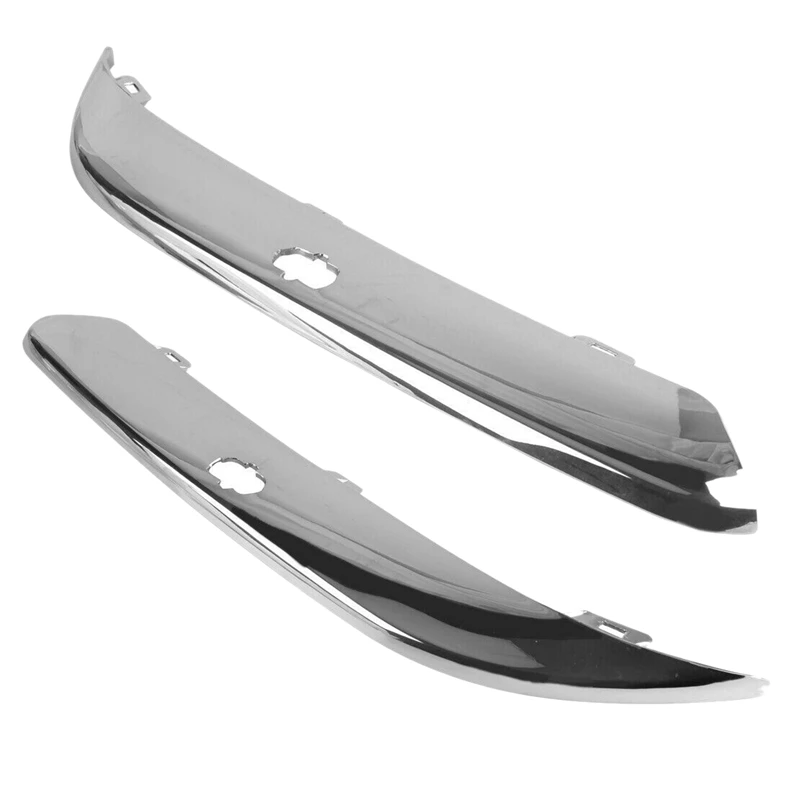 L + R Автомобильный ABS Хром передний бампер Foglight КРЫШКА накладка защитная полоса