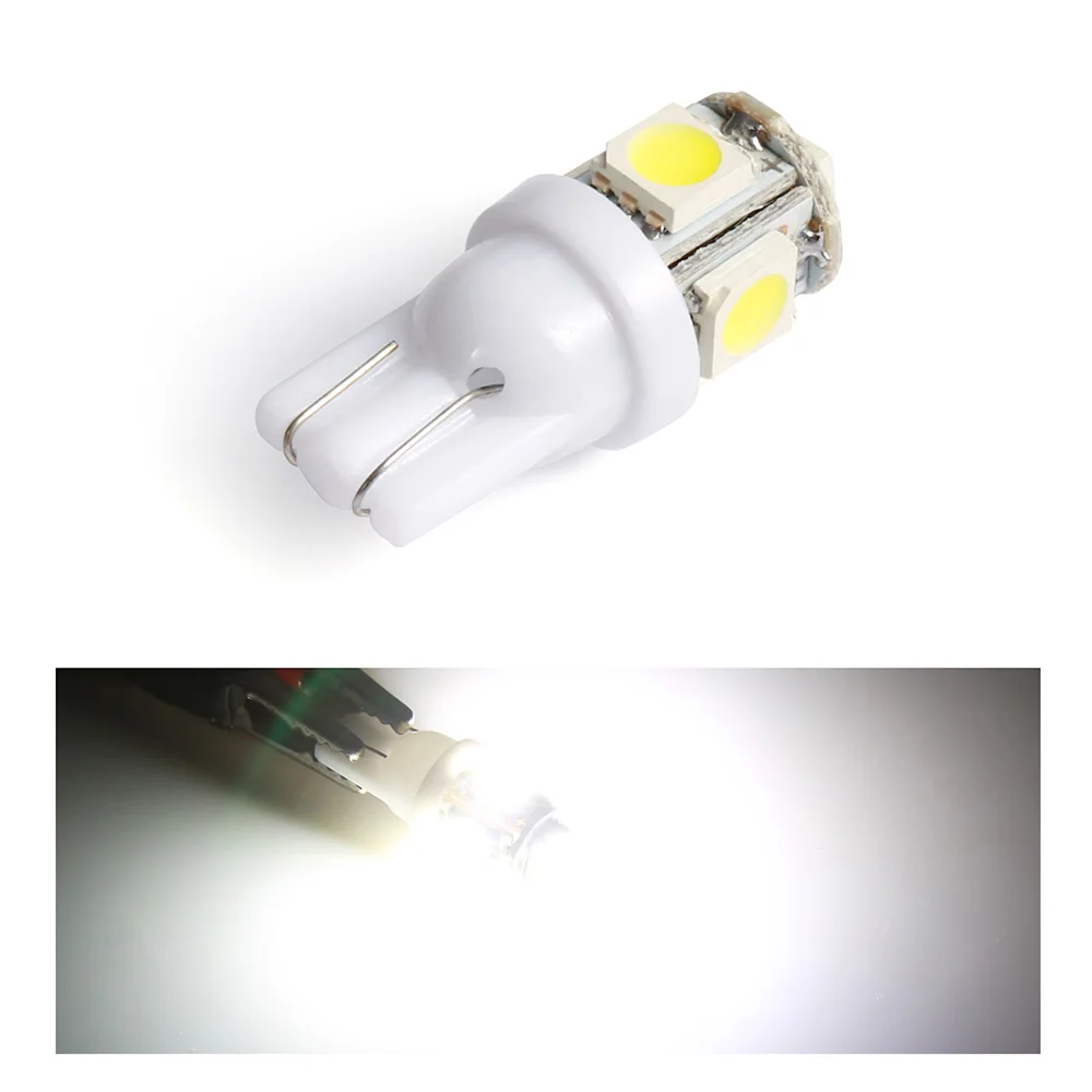 Светодиодная лампа T10 W5W 5 SMD белого цвета для Lexus CT DS LX LS IS ES RX GS GX-Series IS250 IS300 ES240 ES250 10