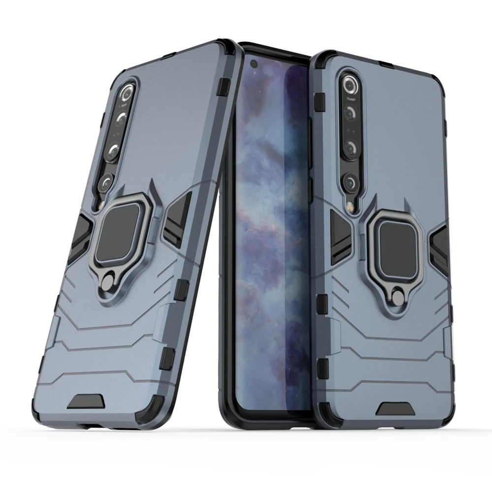 For Xiaomi Mi 10 Pro Case Cover For Xiaomi Mi 10 Pro 5G Phone Case Finger Ring Shell Coque Protective Case For Xiaomi Mi 10 Pro