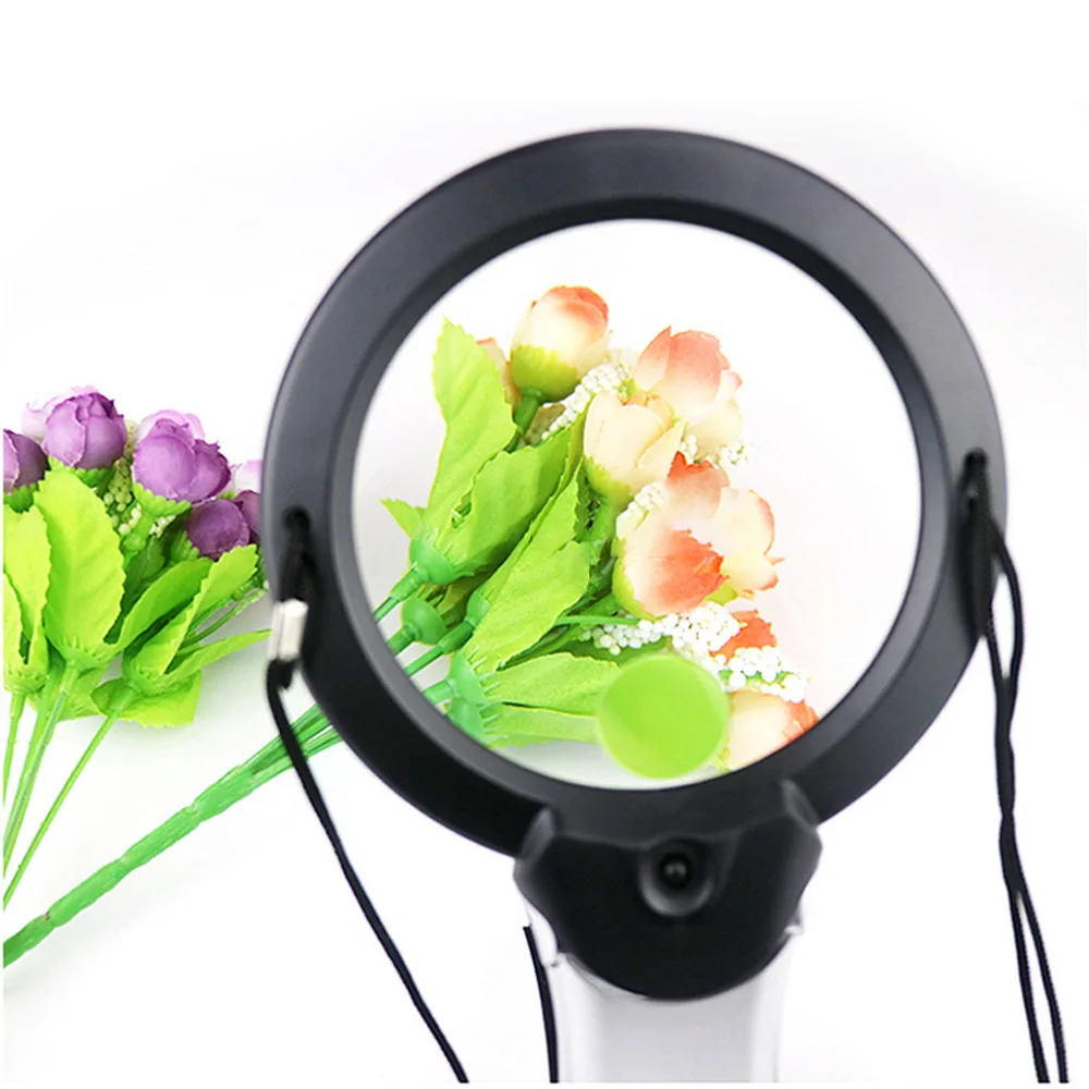 

For Seniors Sewing Cross Stitch Embroider Hands Free LED loupe Lighted Reading Magnifier Neck Wear Quality Magnifying Glass