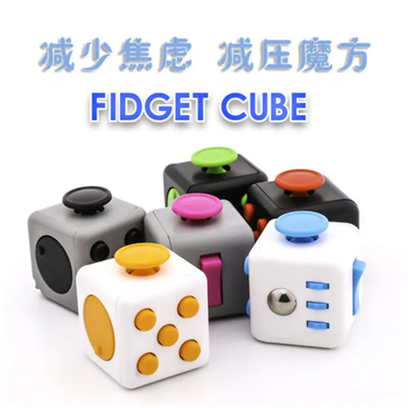 

Anxiety Stress Relief Attention Decompression Plastic Focus Fidget Gaming Dice Toy For Children Adult Christmas Gift