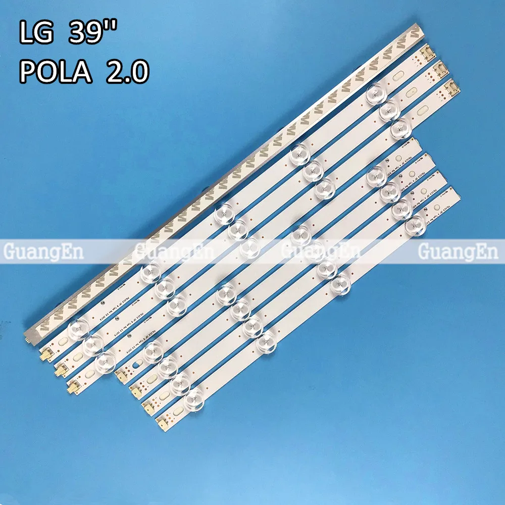 8 шт. Светодиодная лента для подсветки телевизора LG 39 дюймов 39LN5100 INNOTEK POLA2.0 39LN5300