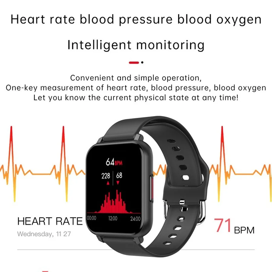 

1.55'' Full Touch Game Smart Watch Men Ip67 Waterproof Sport Fitness Tracker Watch Smartwatch Women Blood Pressure Heart Rate