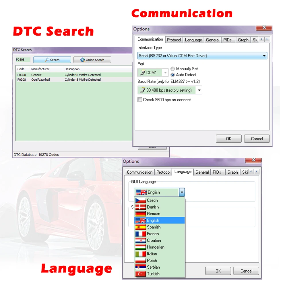 OBD2 сканер elm327 v1.5 USB PIC18F25K80 Автоматическая Диагностика сканер Код считыватель ELM 327 USB V1.5 для FORScan
