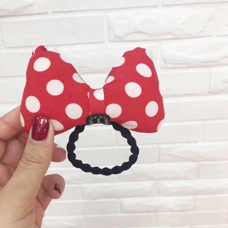 

Kawaii Hair Circle Hairgrips Cute Polka Dot Bow Cartoon Mouse Ear Red Hair Clip For Girls Fashion Headwear Accessories Wholesale