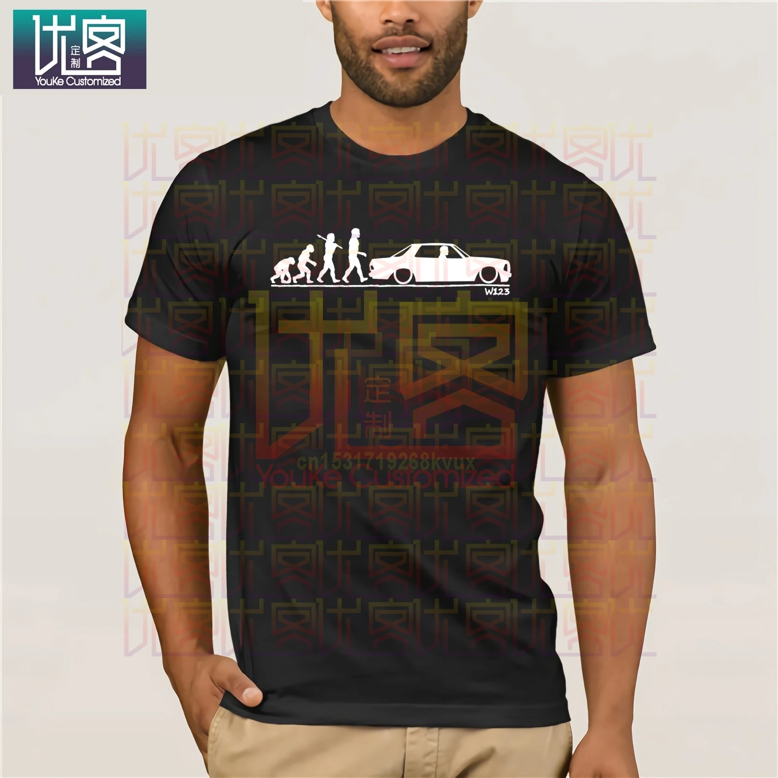 Футболка с принтом Автомобиль рубашка 2017 для мужчин футболка Лидер продаж Модная