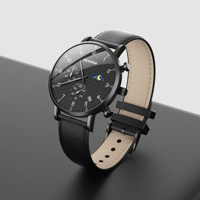 2020 календарь движение носит Серебристые водонепроницаемые наручные часы год