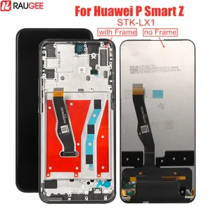 lcd display for huawei p smart z stk lx1 lcd touch screen with frame replacement digitizer for huawei p smart z 6 59inch screen free global shipping