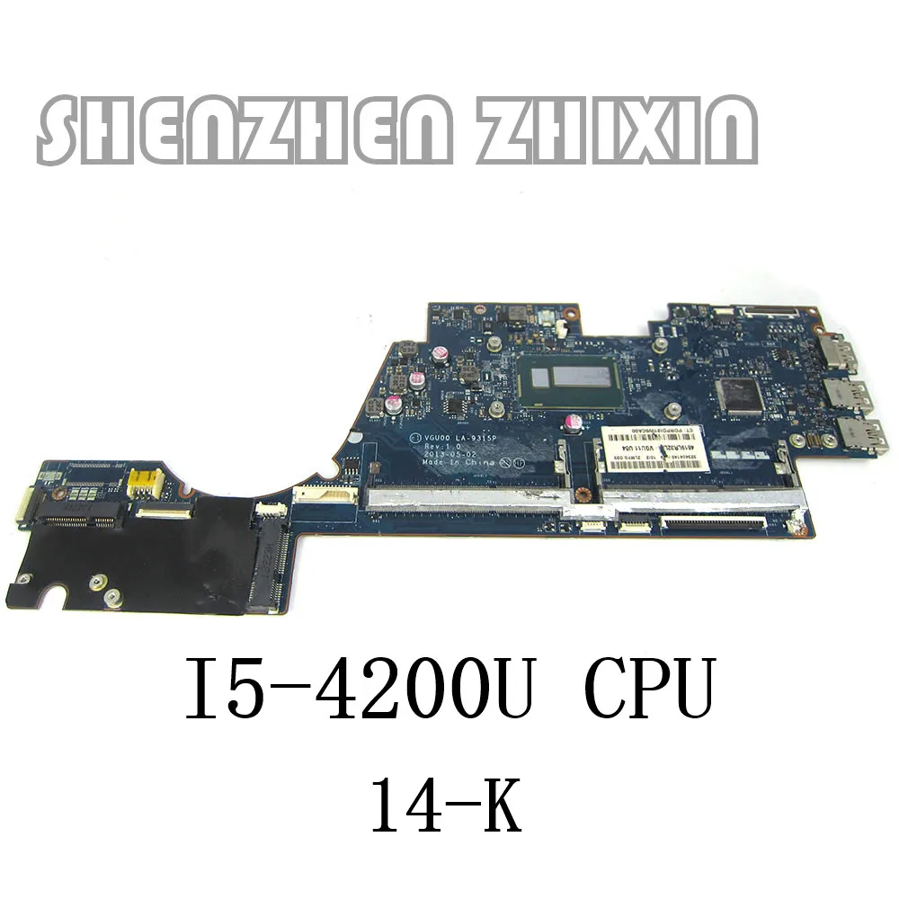 Для HP Envy M6-K 14-K 14-K110NR 14-K111NR 14-K112NR материнская плата для ноутбука I5-4200U CPU 745043-501 732775-501 |