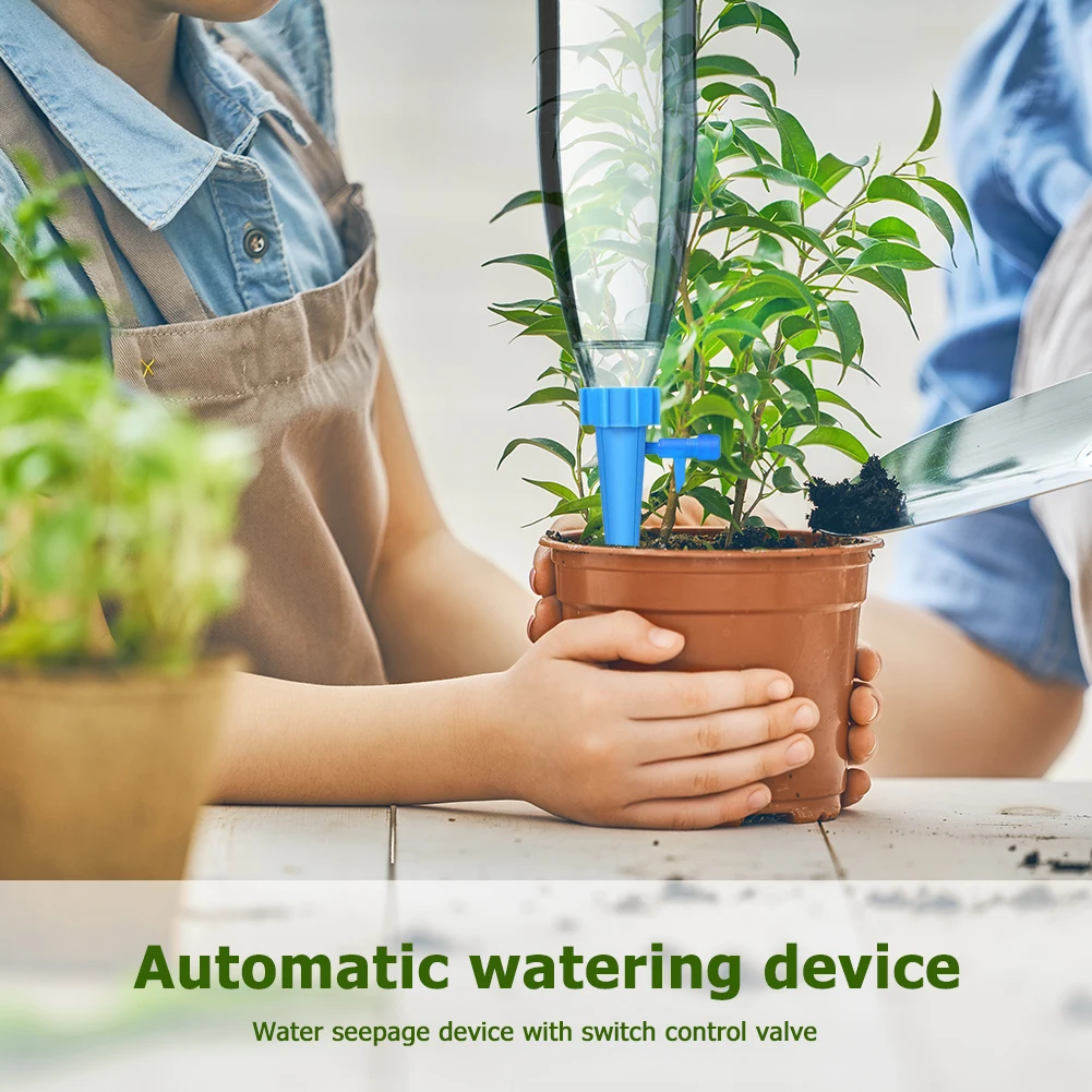 Automatic Plant Water device Seepage Organ Drop Dawdler Valve Adjust Self Watering drip Irrigation | Дом и сад