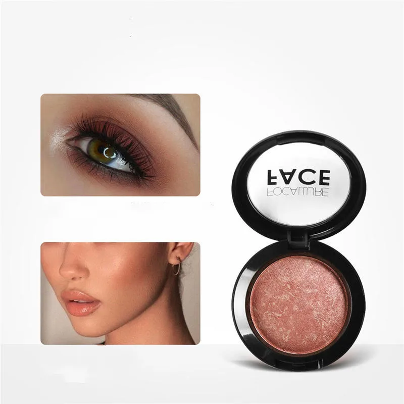 

6 Colors Blush Makeup Palette Mineral Powder Red Rouge Lasting Natural Cream Cheek Tint Orange Peach Pink Blush Cosmetic