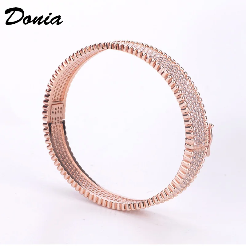 Donia jewelry Fashion  bracelet copper micro-inlaid AAA zircon bracelet ladies fashion bracelet evening accessories bracelet