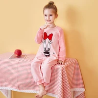 kids pajama girls one piece jumpsuit autumn winter thickened toddler girl homewear long sleeved 3 15y children home clothes