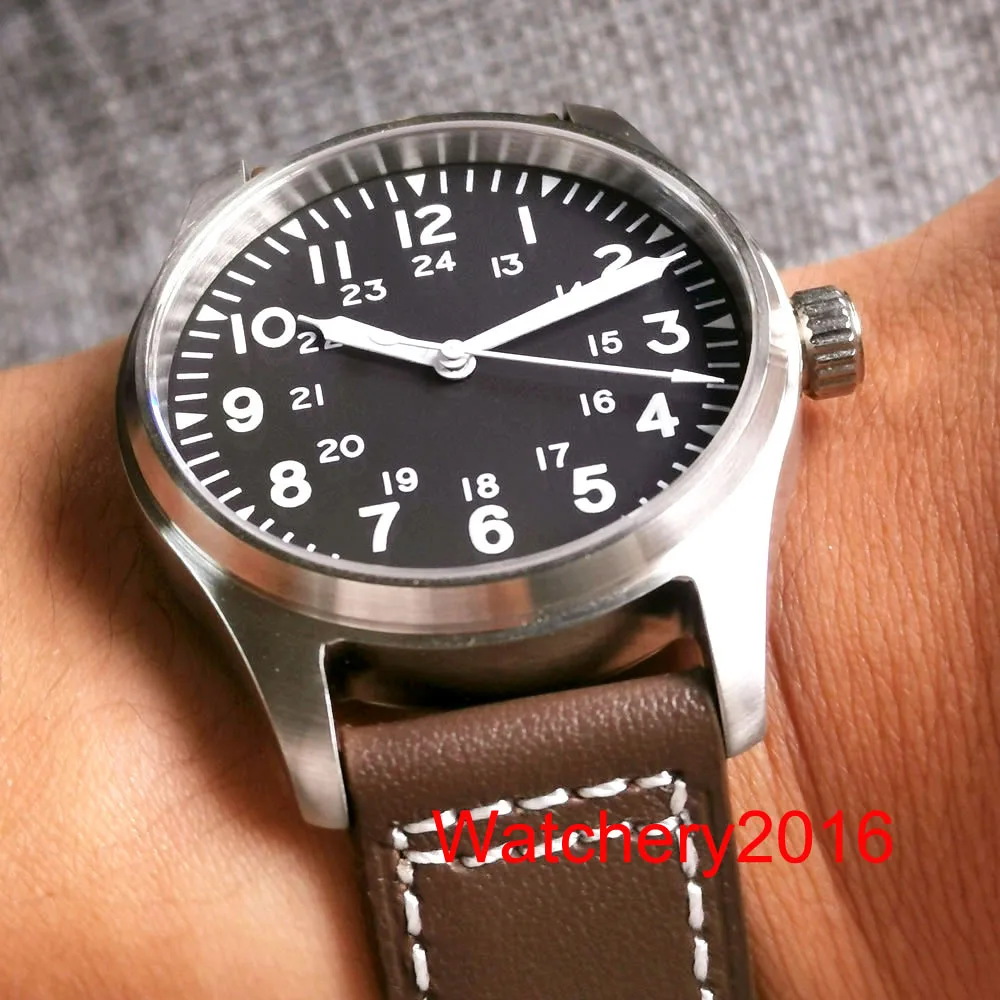 Мужские Водонепроницаемые зеленые часы с сапфировым стеклом 39 мм 200 м - купить по