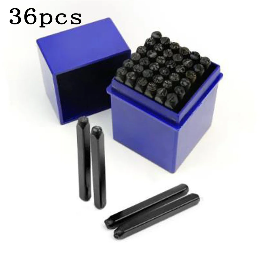 

36pcs/Set Stamp Punch 3MM Letter & Number Stamped Punch DIY Kit For Wood Plastic Aluminum For Artisans Artists Amateurs