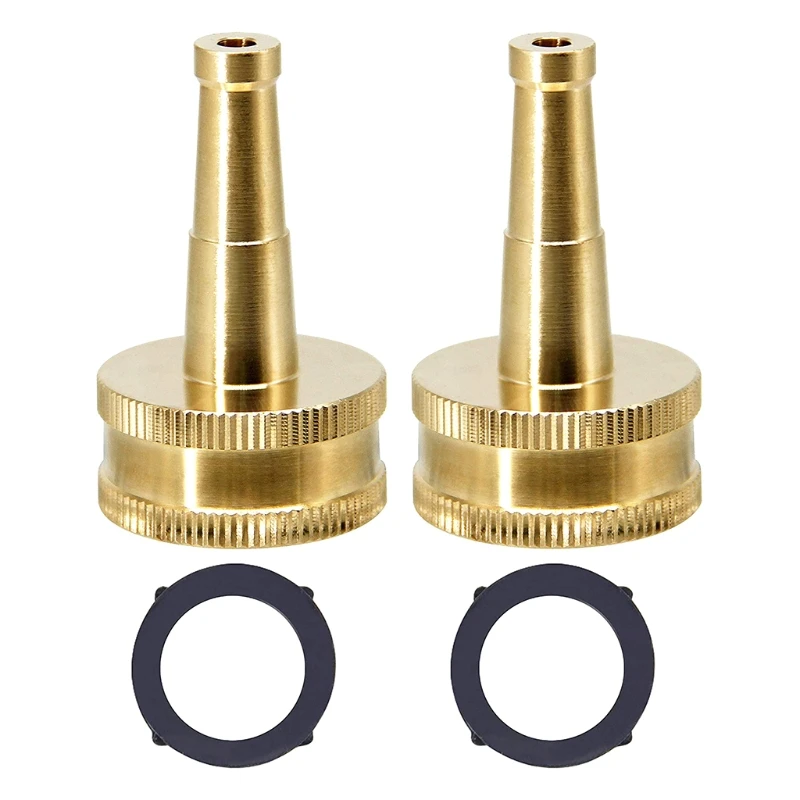 

Super Practical 2 Pcs Metal Brass Hose Nozzle for Garden Hose Watering Equipment for Watering Gardens Car Washes