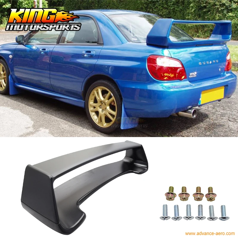 Подходит для 2002-2007 03 04 05 06 Subaru Impreza WRX Sti OE спойлер багажника крыло и 3-й тормозной
