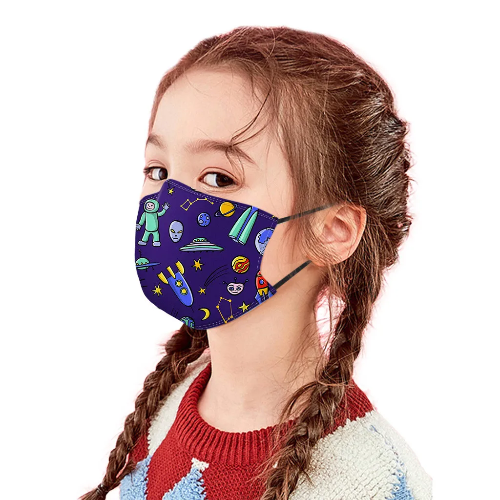 Детская дышащая Защитная тонкая маска с фильтром для защиты от загрязнения