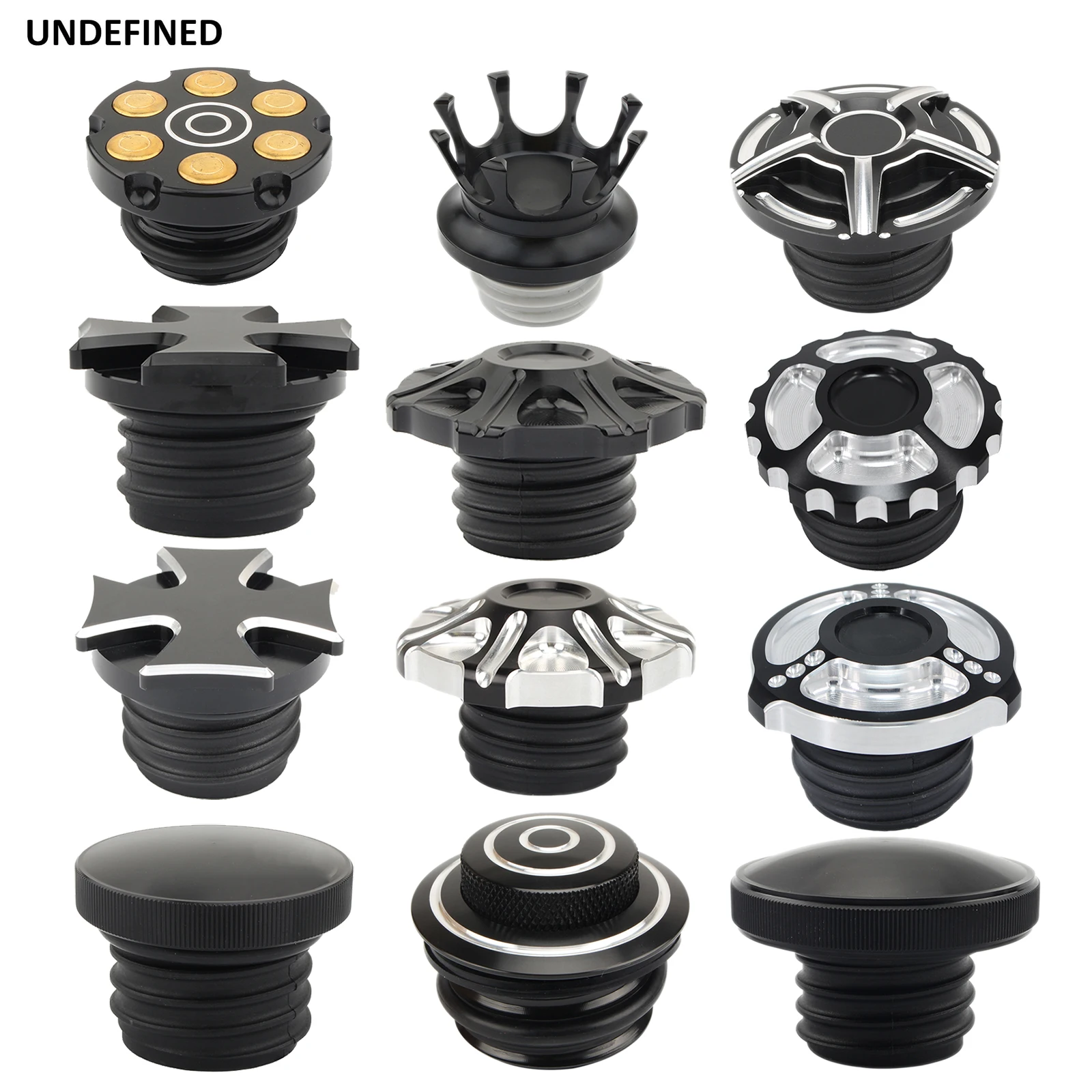 

Motorcycle Aluminum Fuel Tank Gas Cap Vented Decorative Oil Caps For Harley Touring Road King Softail Dyna Sportster 883 XL 1200
