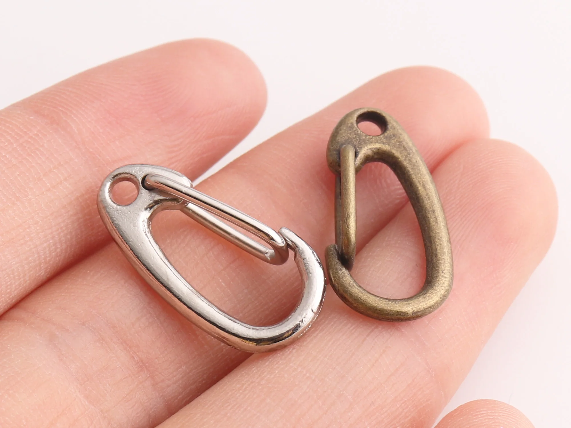 Латунь триггер зажимы Весна пуш-ап ворота застежка 22 мм Ремешок Омар крюк брелок