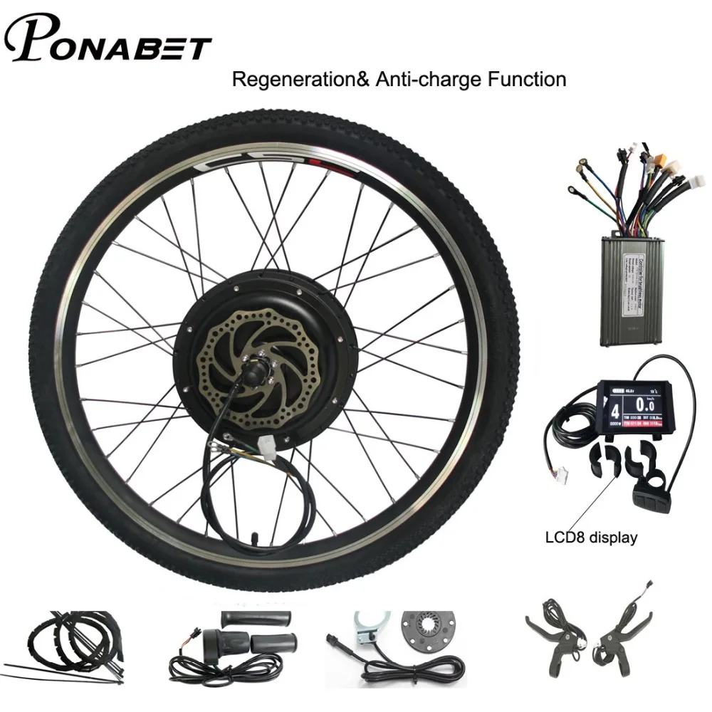 Ebike Электрический велосипед конверсионный двигатель мотор колеса комплект 20 24 26 28 29 дюймов 700C 36 в 250 Вт 48 в 1000 Вт 1500 Вт передний задний E велосипед