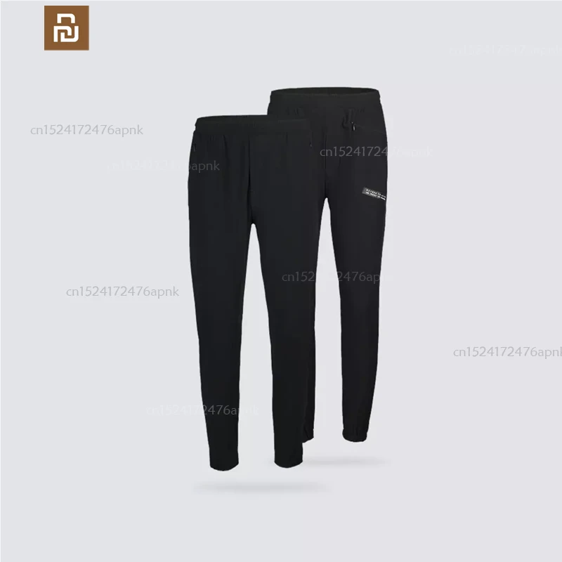 

Xiaomi youpin Экологически чистая цветная пряжа стрейч спортивные брюки с дырками мужские спортивные брюки для улицы бега фитнеса p