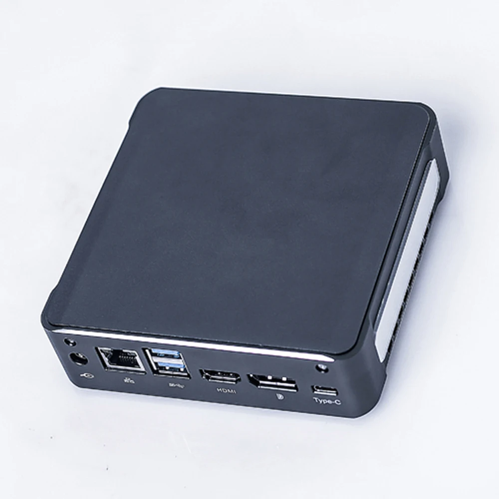Мини-ПК промышленный без вентилятора Windows 10 Intel 8th I7 8565U i5 i3 4x USB 3 0 M.2 SSD настольный