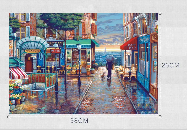 

Jigsaw Picture Puzzles Mini 1000 Pieces Wooden Assembling Puzzles Toys for Adults Children Kids Games Educational Toys