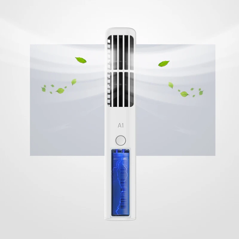 Bladeless портативный маленький вентилятор Usb Перезаряжаемый на батарейках