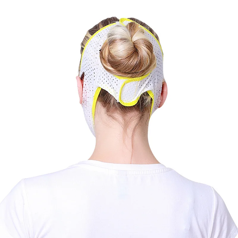 Дышащее v-образное лицо и щеки тонкая маска для лица убирает двойной v-образный